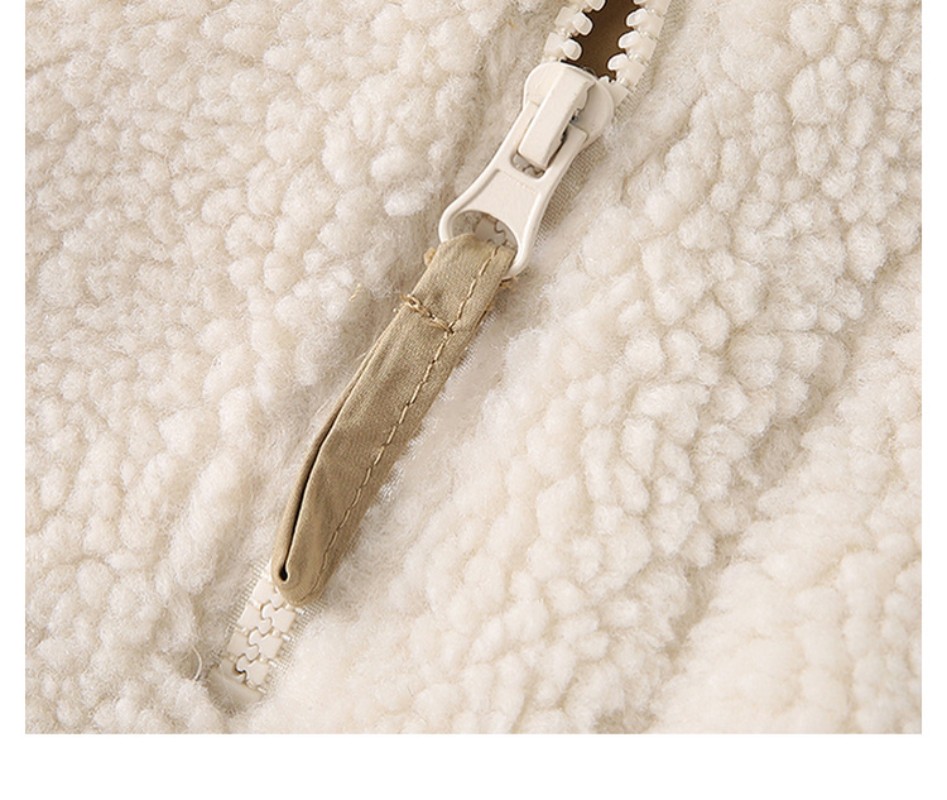 ラ・シャペル グレーブルー 春新作 フード付き コーデュロイ スプライシング イミテーション ラムウール ジャケット レディース ミディアム丈 高級ファッション ラ・シャペル グレーブルー 春新作 フード付き コーデュロイ スプライシング イミテーション ラムウール ジャケット レディース ミディアム丈 高級ファッション