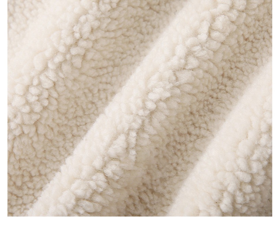 ラ・シャペル グレーブルー 春新作 フード付き コーデュロイ スプライシング イミテーション ラムウール ジャケット レディース ミディアム丈 高級ファッション ラ・シャペル グレーブルー 春新作 フード付き コーデュロイ スプライシング イミテーション ラムウール ジャケット レディース ミディアム丈 高級ファッション