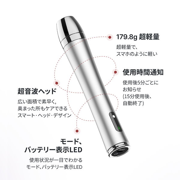 【新品未使用】Glow.M ブースターソニック 韓国 美顔器 セルフ スキンケア ブースターソニック｜Glow.Mの効果に関する口コミ - Glow.M