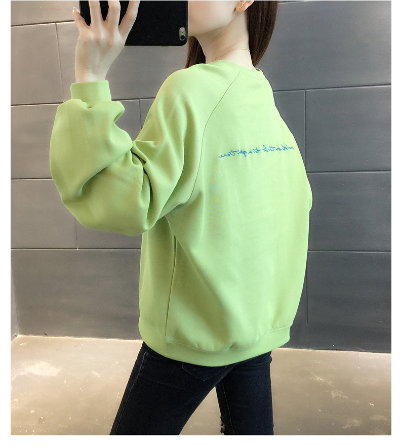 胸&背中刺しゅう きれい色 トップス プルオーバー スウェット ミディアム丈 長袖 ラグランスリーブ 襟なし クルーネック バックシャン バックコンシャス 刺繍 かわいい 大人可愛い シンプル 胸&背中刺しゅう きれい色 トップス プルオーバー スウェット ミディアム丈 長袖 ラグランスリーブ 襟なし クルーネック バックシャン バックコンシャス 刺繍 かわいい 大人可愛い シンプル