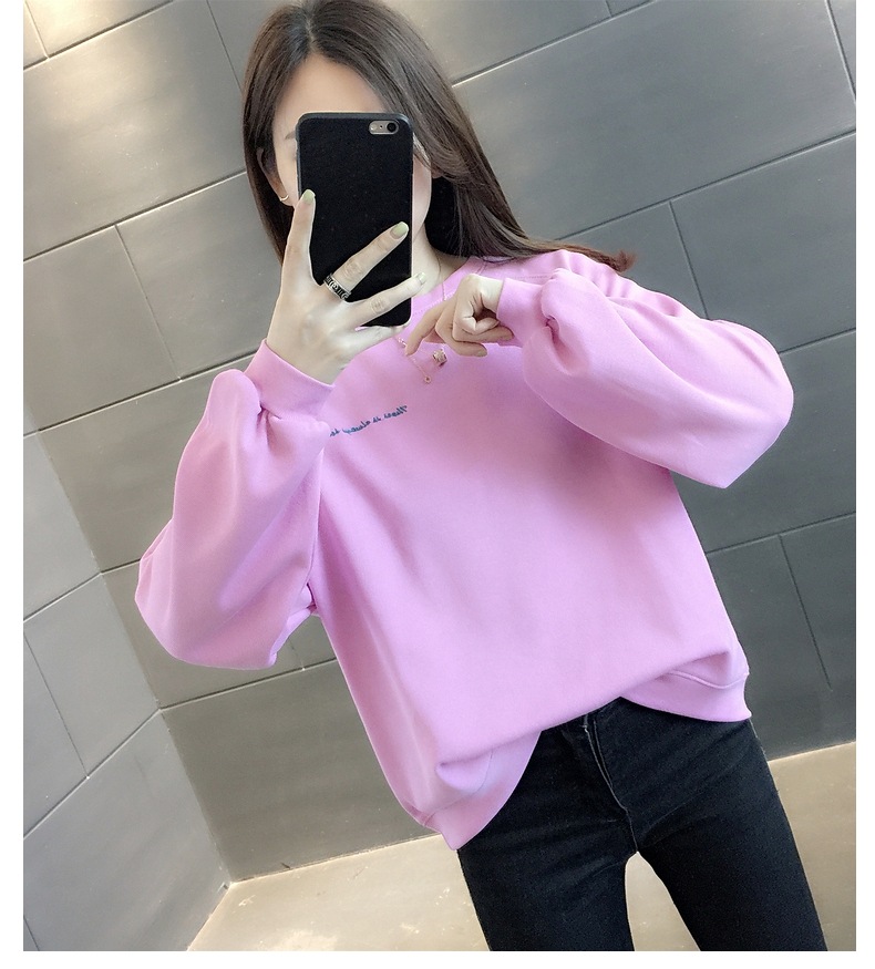 胸&背中刺しゅう きれい色 トップス プルオーバー スウェット ミディアム丈 長袖 ラグランスリーブ 襟なし クルーネック バックシャン バックコンシャス 刺繍 かわいい 大人可愛い シンプル 胸&背中刺しゅう きれい色 トップス プルオーバー スウェット ミディアム丈 長袖 ラグランスリーブ 襟なし クルーネック バックシャン バックコンシャス 刺繍 かわいい 大人可愛い シンプル