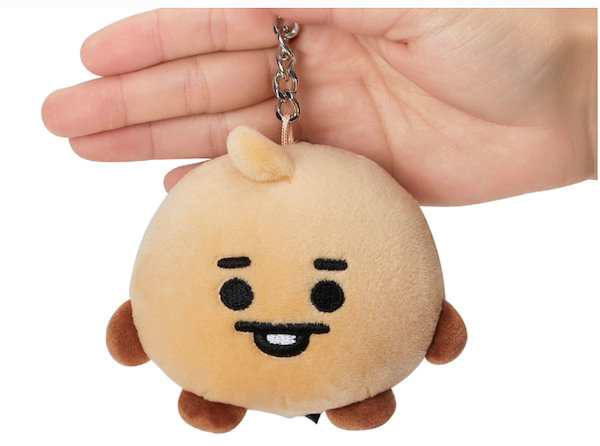 BTS BT21 ぬいぐるみキーホルダー７点セット 新品 BTS BT21 LINE FRIENDS公式 フラットファーぬいぐるみ