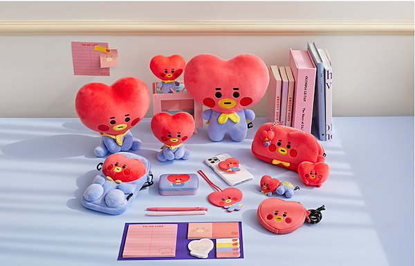 Qoo10] BT21 キーリング キーホルダー 人形 縫いぐる