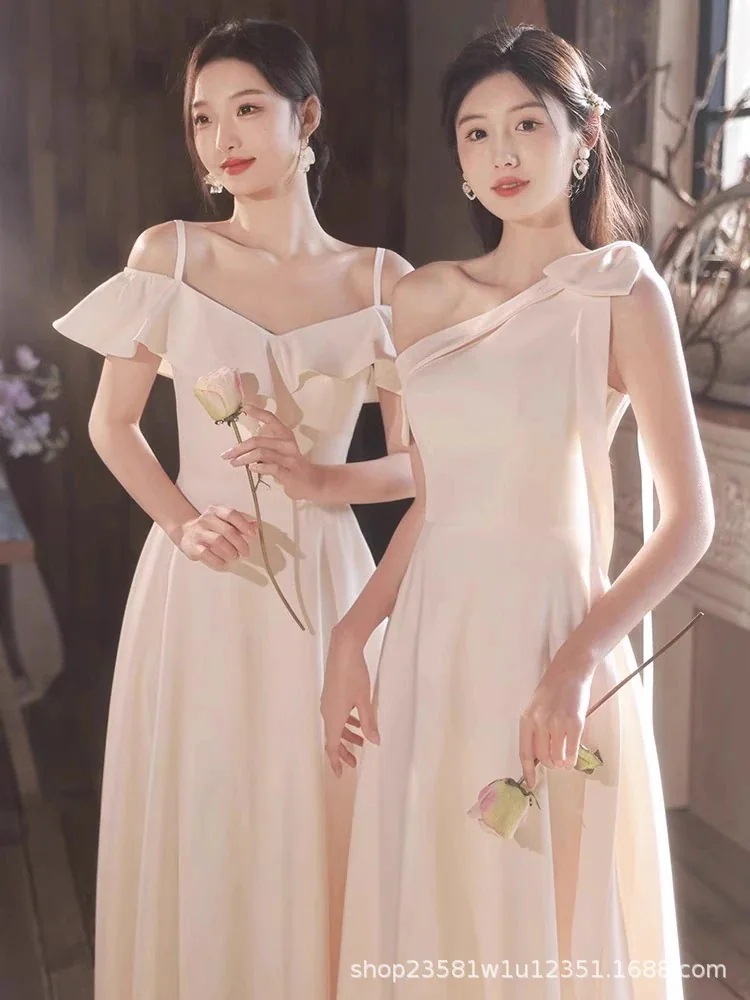 Hot!!!発表会 卒業式 演奏会 結婚式 今年人気のドレス2024新しい夏のシャンパンサテンのパフォーマンスドレスのイブニングドレス成人式 Hot!!!発表会 卒業式 演奏会 結婚式 今年人気のドレス2024新しい夏のシャンパンサテンのパフォーマンスドレスのイブニングドレス成人式