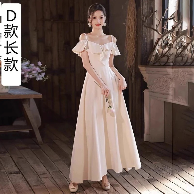 Hot!!!発表会 卒業式 演奏会 結婚式 今年人気のドレス2024新しい夏のシャンパンサテンのパフォーマンスドレスのイブニングドレス成人式 Hot!!!発表会 卒業式 演奏会 結婚式 今年人気のドレス2024新しい夏のシャンパンサテンのパフォーマンスドレスのイブニングドレス成人式