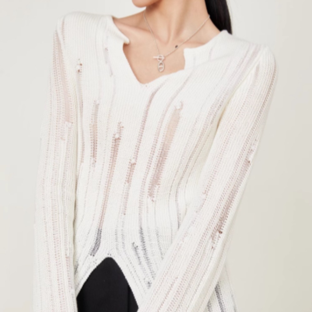 シースルーニット レディース カットソー ニット 長袖 Vネック 襟なし 細見え スタイルアップ タイト スリム 透け感 シースルー かわいい 大人可愛い シンプル 上品 おしゃれ アジアン こなれ感 シースルーニット レディース カットソー ニット 長袖 Vネック 襟なし 細見え スタイルアップ タイト スリム 透け感 シースルー かわいい 大人可愛い シンプル 上品 おしゃれ アジアン こなれ感