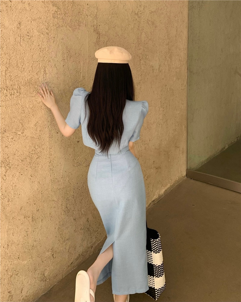 【セットアップ】スクエアネックブラウス+ハイウエストスカート ツーピース. set up エレガント 上下セット レディース ブラウス スカート 綺麗め 上品 お呼ばれコーデ. パーティー デート 3 【セットアップ】スクエアネックブラウス+ハイウエストスカート ツーピース. set up エレガント 上下セット レディース ブラウス スカート 綺麗め 上品 お呼ばれコーデ. パーティー デート 3