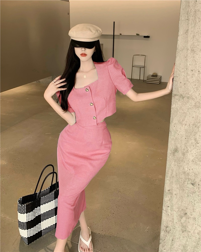 【セットアップ】スクエアネックブラウス+ハイウエストスカート ツーピース. set up エレガント 上下セット レディース ブラウス スカート 綺麗め 上品 お呼ばれコーデ. パーティー デート 3 【セットアップ】スクエアネックブラウス+ハイウエストスカート ツーピース. set up エレガント 上下セット レディース ブラウス スカート 綺麗め 上品 お呼ばれコーデ. パーティー デート 3