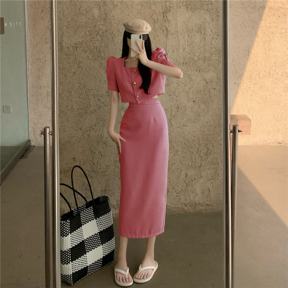 【セットアップ】スクエアネックブラウス+ハイウエストスカート ツーピース. set up エレガント 上下セット レディース ブラウス スカート 綺麗め 上品 お呼ばれコーデ. パーティー デート 3 【セットアップ】スクエアネックブラウス+ハイウエストスカート ツーピース. set up エレガント 上下セット レディース ブラウス スカート 綺麗め 上品 お呼ばれコーデ. パーティー デート 3