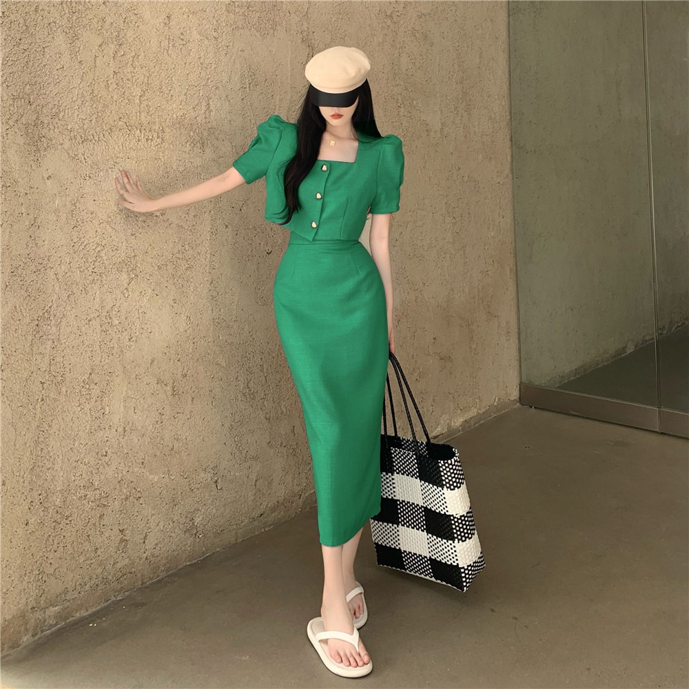 【セットアップ】スクエアネックブラウス+ハイウエストスカート ツーピース. set up エレガント 上下セット レディース ブラウス スカート 綺麗め 上品 お呼ばれコーデ. パーティー デート 3 【セットアップ】スクエアネックブラウス+ハイウエストスカート ツーピース. set up エレガント 上下セット レディース ブラウス スカート 綺麗め 上品 お呼ばれコーデ. パーティー デート 3