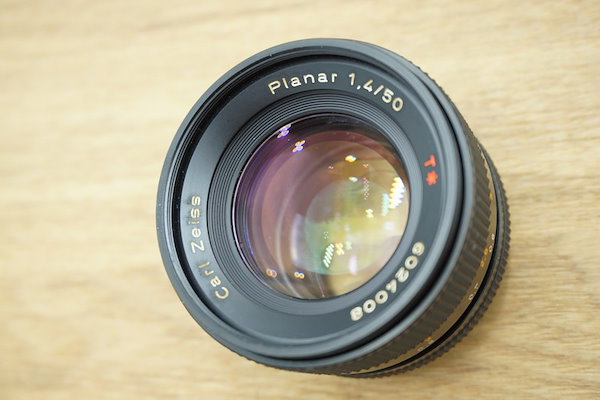 8382 除去跡有 コンタックス Contax Planar 50mm 1.4