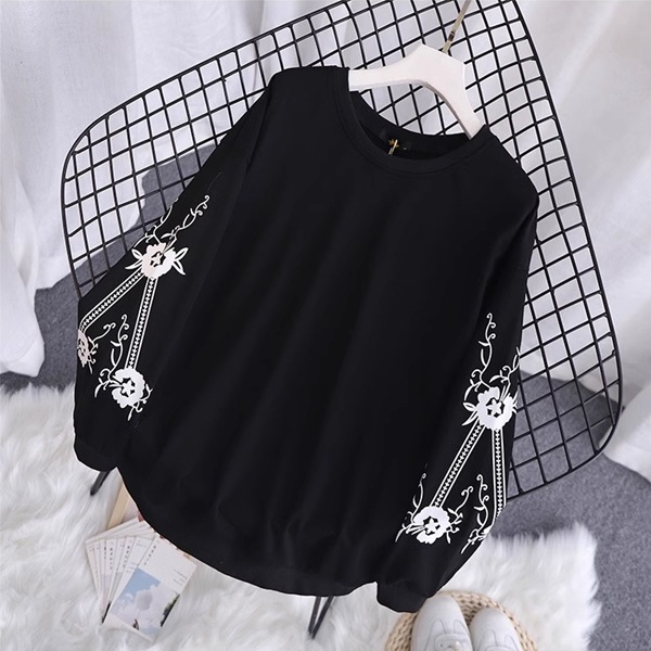 2色展開 プラスサイズ/ルーズカジュアルスウェットシャツ レディース トップス ロンT ニット スウェット 上着 長袖 ラグラン ラウンドネック 襟なし ノーカラー ワイド ふっくら かわいい 2色展開 プラスサイズ/ルーズカジュアルスウェットシャツ レディース トップス ロンT ニット スウェット 上着 長袖 ラグラン ラウンドネック 襟なし ノーカラー ワイド ふっくら かわいい