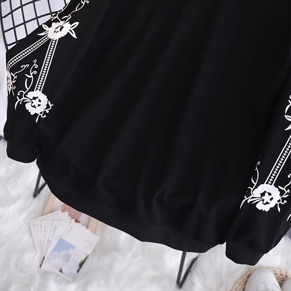 2色展開 プラスサイズ/ルーズカジュアルスウェットシャツ レディース トップス ロンT ニット スウェット 上着 長袖 ラグラン ラウンドネック 襟なし ノーカラー ワイド ふっくら かわいい 2色展開 プラスサイズ/ルーズカジュアルスウェットシャツ レディース トップス ロンT ニット スウェット 上着 長袖 ラグラン ラウンドネック 襟なし ノーカラー ワイド ふっくら かわいい