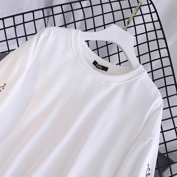 2色展開 プラスサイズ/ルーズカジュアルスウェットシャツ レディース トップス ロンT ニット スウェット 上着 長袖 ラグラン ラウンドネック 襟なし ノーカラー ワイド ふっくら かわいい 2色展開 プラスサイズ/ルーズカジュアルスウェットシャツ レディース トップス ロンT ニット スウェット 上着 長袖 ラグラン ラウンドネック 襟なし ノーカラー ワイド ふっくら かわいい