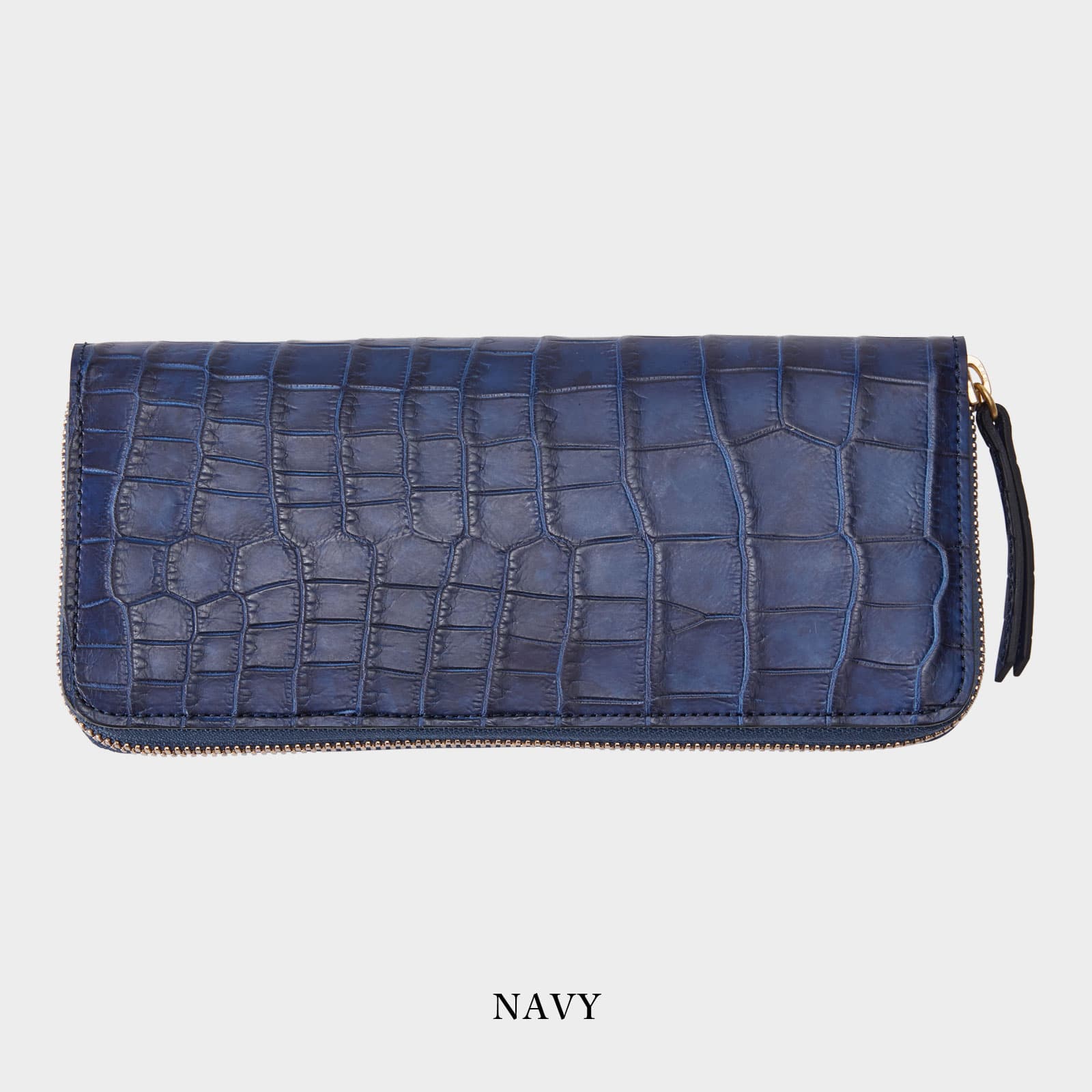 財布 二つ折り 長財布 CROCODILE ROUND LONG WALLET 藍染め メンズ レディース ワニ革 ブランド プレゼント ギフト 軽量 かわいい おしゃれ 日本製 ネイビー 紺 財布 二つ折り 長財布 CROCODILE ROUND LONG WALLET 藍染め メンズ レディース ワニ革 ブランド プレゼント ギフト 軽量 かわいい おしゃれ 日本製 ネイビー 紺