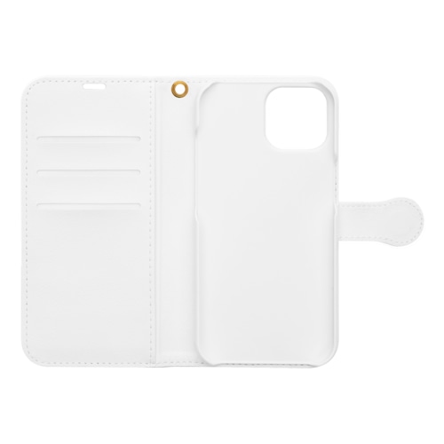 【文字入れ可能受注生産】フェネックギツネナースの女の子　イザベラ　 手帳型スマホケース