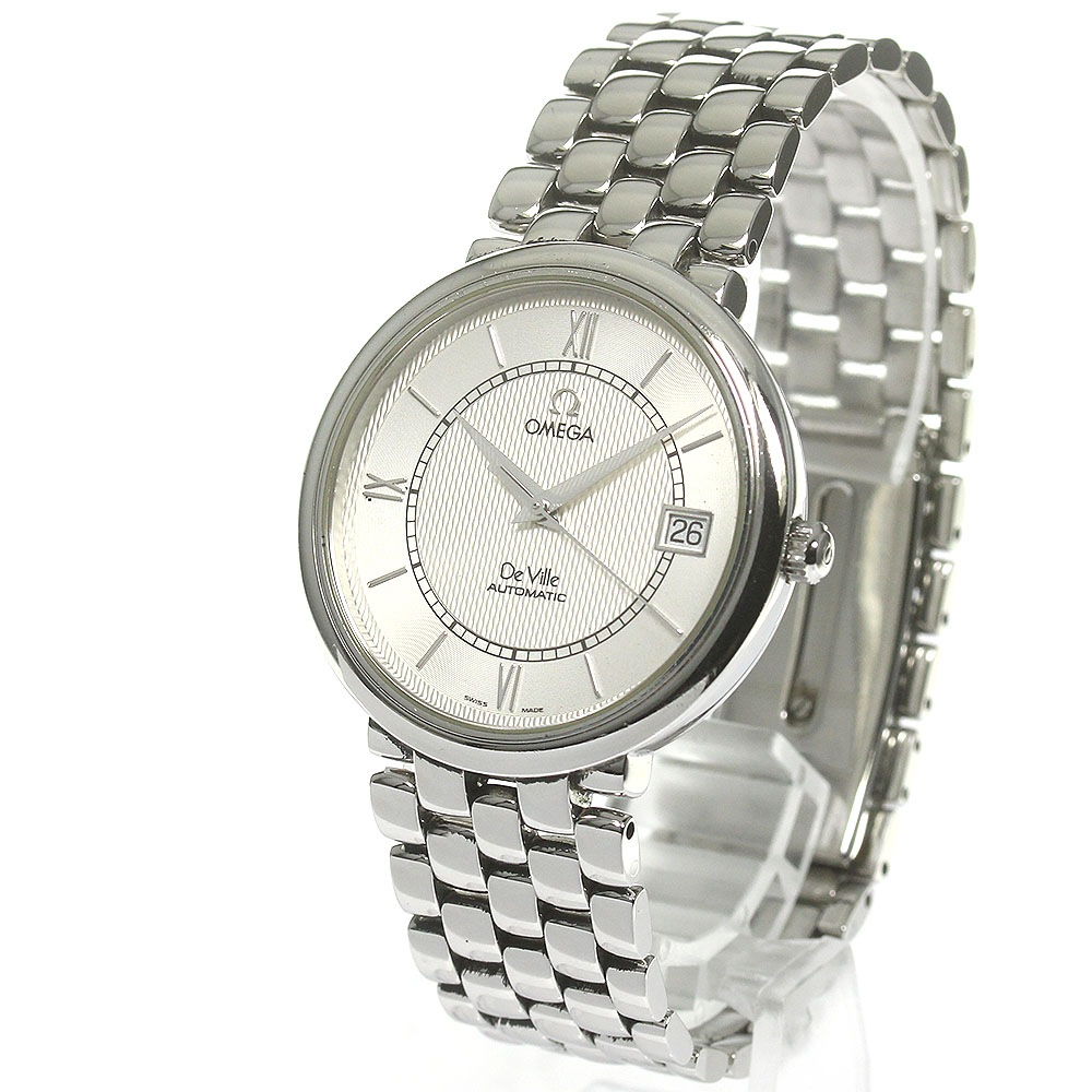 オメガ OMEGA 7504.31 デビル プレステージ デイト 自動巻き メンズ 箱・保証書付き_843613【中古】