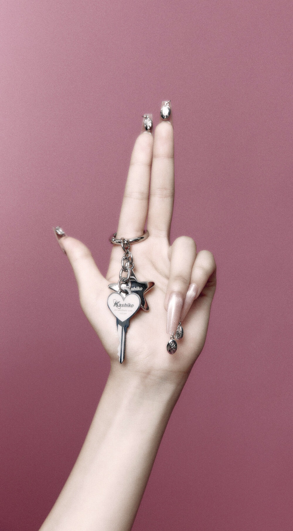 【KASHIKO】 STAR KEYRING 【KASHIKO】 STAR KEYRING