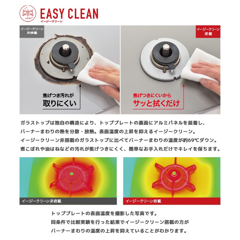 ビルトインコンロ リッセ 3口 3V乾電池タイプ 強火力：左右 都市ガス 13A 60cm レンジフード連動 RHS31W32L22RASTW-13A
