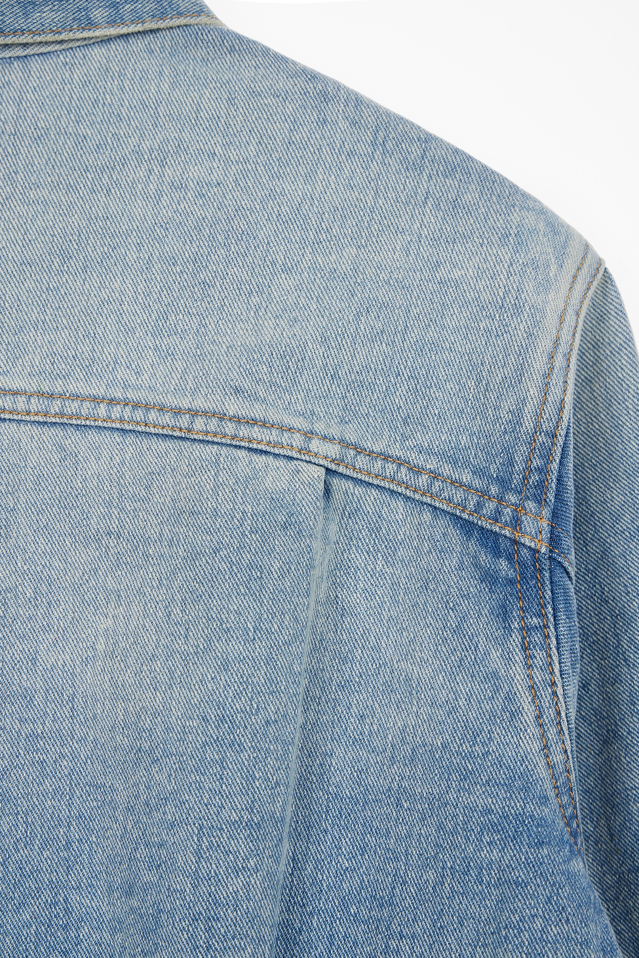 DEINET】 BUTTON POINT DENIM JACKET : LIGHT BLUE デニム