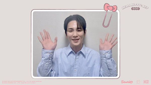 SHINee HELLO KITTY×KEY POPUP キティTシャツ白 SHINee HELLO KITTY×KEY POPUP キティTシャツ白 - メルカリ