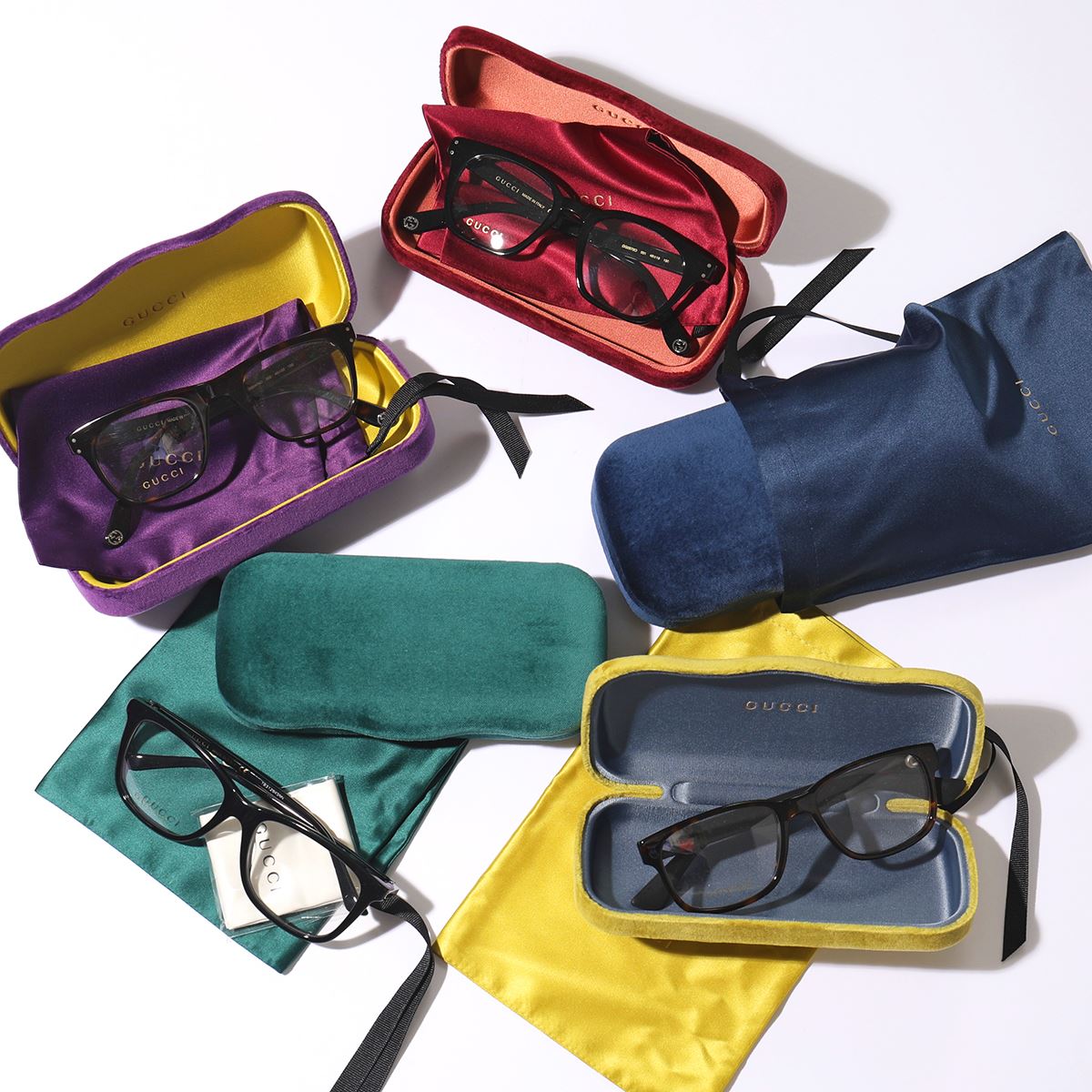 GUCCI グッチ サングラス GG0024S レディース ウェリントン型 GGロゴ ダブルG Bee ビーメガネ めがね 眼鏡 アイウェア 001/BLACK-BLACK-GREY