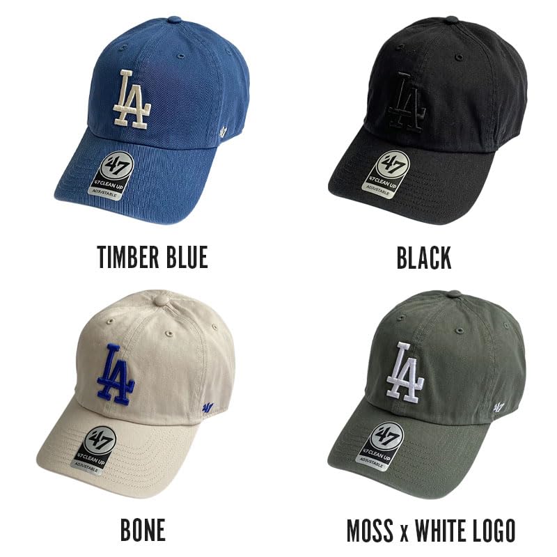 [フォーティセブン] ドジャース キャップ クリーンナップ ベースボールキャップ メンズ レディース ブランド (ヴィンテージネイビー)