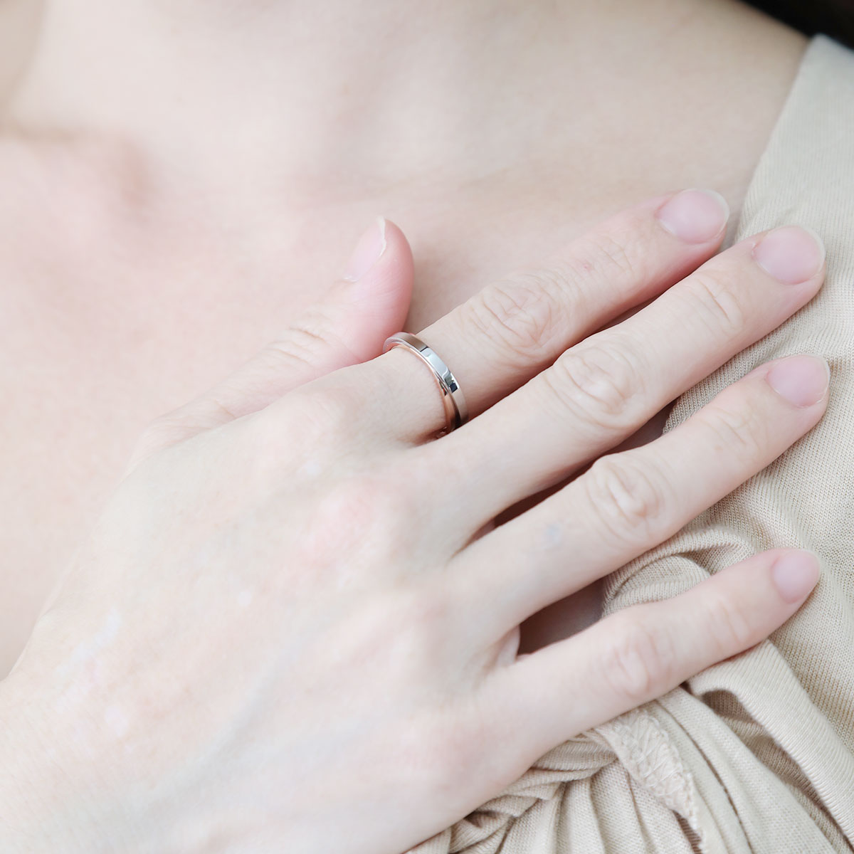 リング レディース メンズ サージカルステンレス製 ペアリング Zanipolo Terzini ザニポロタルツィーニ お肌に優しい 金属アレルギー対応 クロス 重ね付け風 指輪 トラベルジュエリー