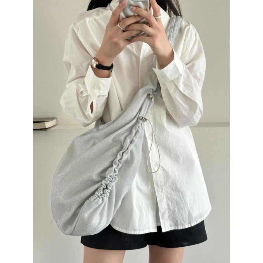 【期間限定】スパンコール シャーリング ギャザー ショルダー メッセンジャー バッグ カバン パーティー【ash406-196】【予約販売:15-20日】宅込 【期間限定】スパンコール シャーリング ギャザー ショルダー メッセンジャー バッグ カバン パーティー【ash406-196】【予約販売:15-20日】宅込