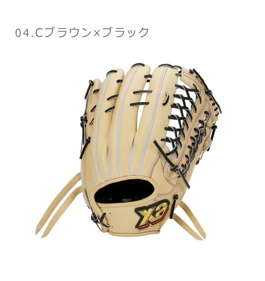 ザナックス グローブ トラスト 外野手用 BHG22HG1T メンズ レディース 野球 ベースボール ユニセックス 硬式 外野 右投げ 左投げ グローブ グラブ ミット ZSPO ブラック 黒 茶