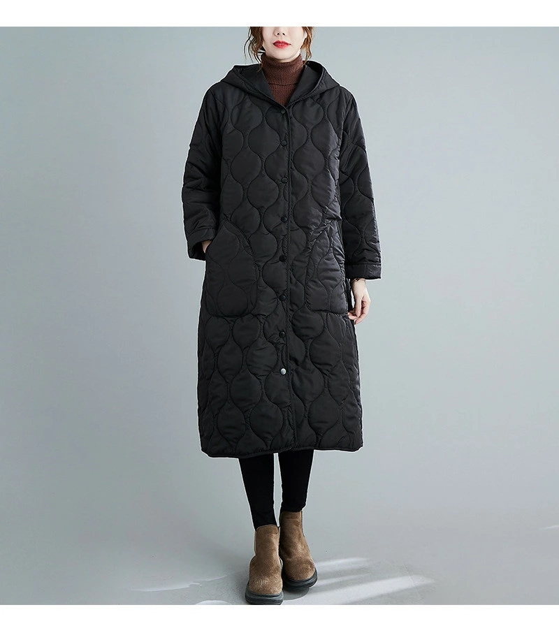 防寒 無地 アウター ノーカラー キルティングコート ゆったり 中綿ジャンパー ブルゾン 50代 黒 防寒コート 中綿コート キルティング 軽い レディース ジャケット ロングコート コート あったか