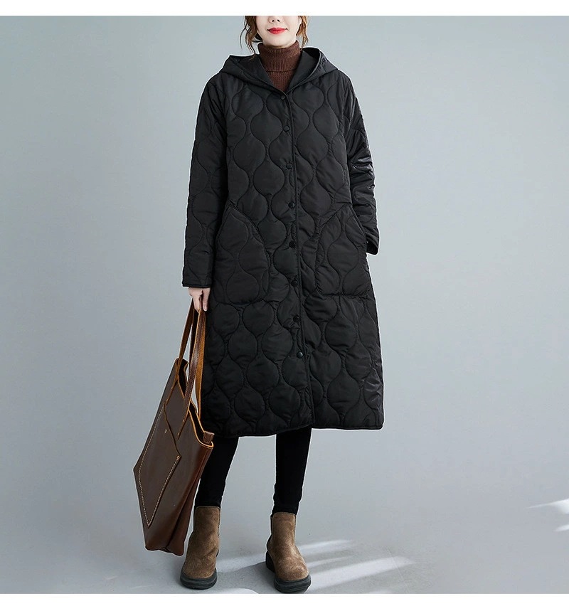 防寒 無地 アウター ノーカラー キルティングコート ゆったり 中綿ジャンパー ブルゾン 50代 黒 防寒コート 中綿コート キルティング 軽い レディース ジャケット ロングコート コート あったか