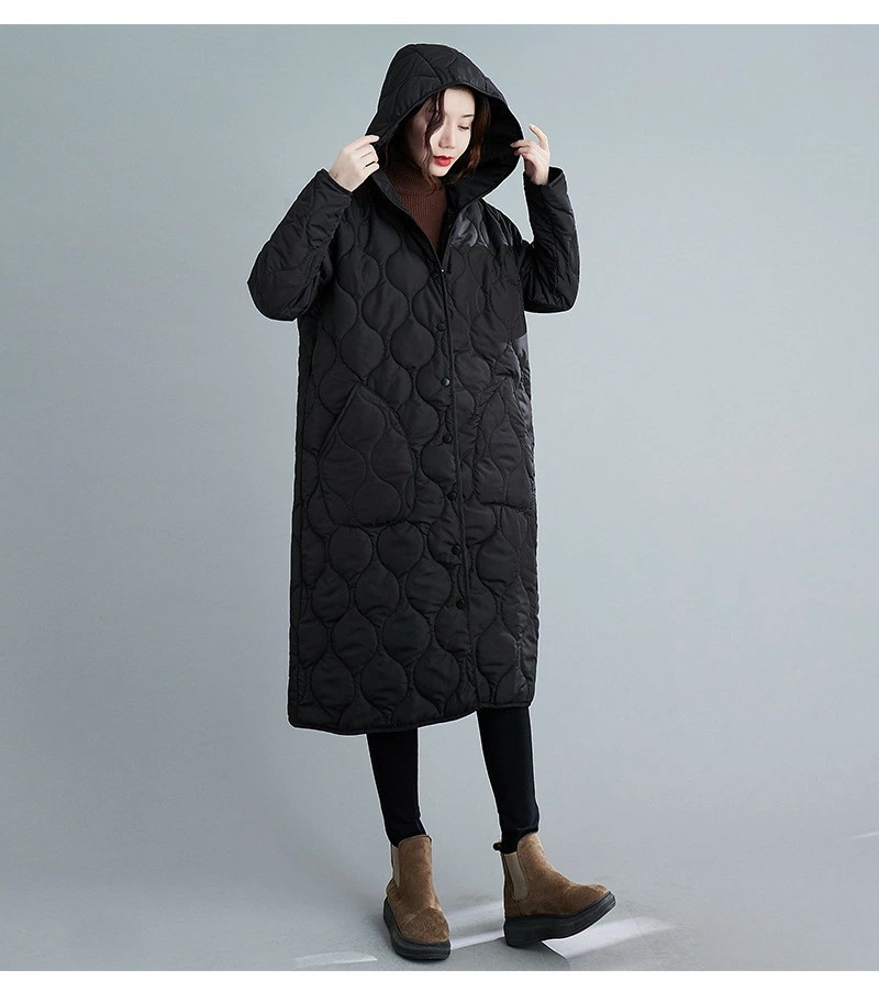 防寒 無地 アウター ノーカラー キルティングコート ゆったり 中綿ジャンパー ブルゾン 50代 黒 防寒コート 中綿コート キルティング 軽い レディース ジャケット ロングコート コート あったか