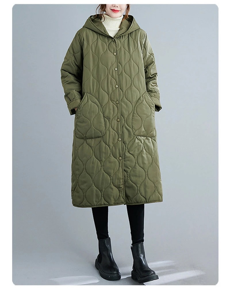 防寒 無地 アウター ノーカラー キルティングコート ゆったり 中綿ジャンパー ブルゾン 50代 黒 防寒コート 中綿コート キルティング 軽い レディース ジャケット ロングコート コート あったか