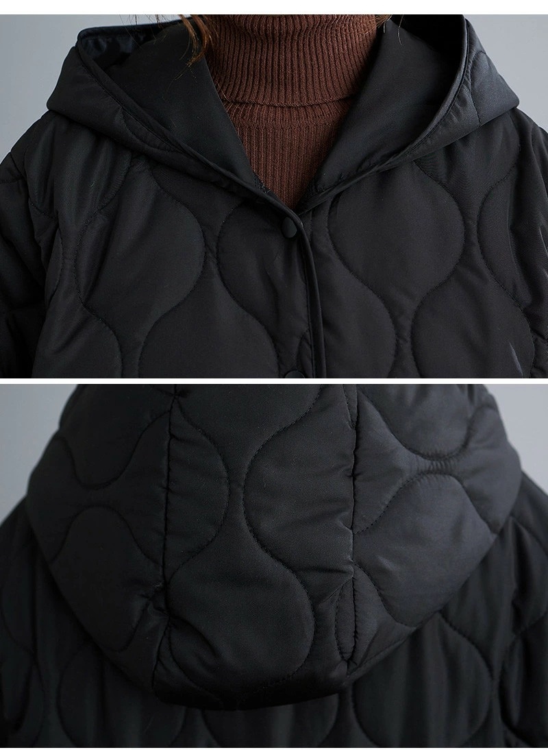 防寒 無地 アウター ノーカラー キルティングコート ゆったり 中綿ジャンパー ブルゾン 50代 黒 防寒コート 中綿コート キルティング 軽い レディース ジャケット ロングコート コート あったか
