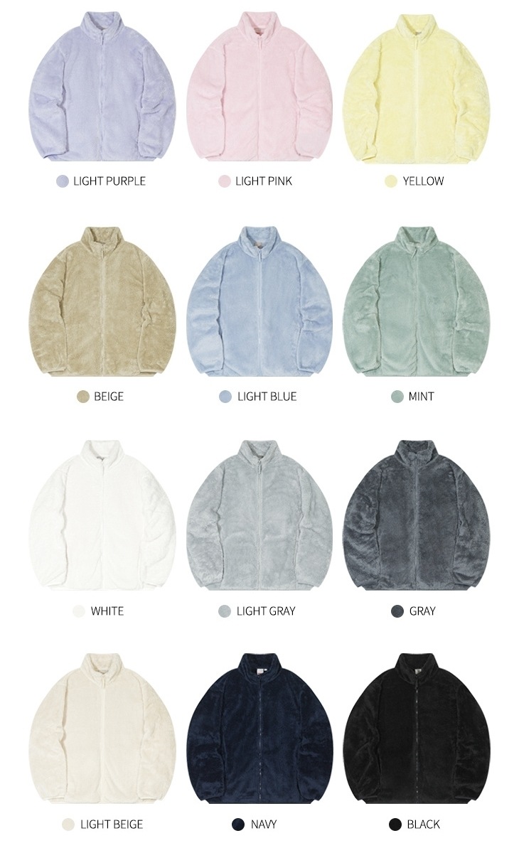 SPA Basic fur fleece zipup SPFZC4TU01 男女兼用 SPA Basic fur fleece zipup SPFZC4TU01 男女兼用