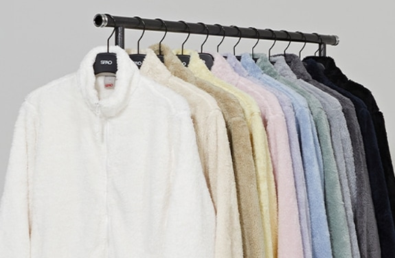 SPA Basic fur fleece zipup SPFZC4TU01 男女兼用 SPA Basic fur fleece zipup SPFZC4TU01 男女兼用