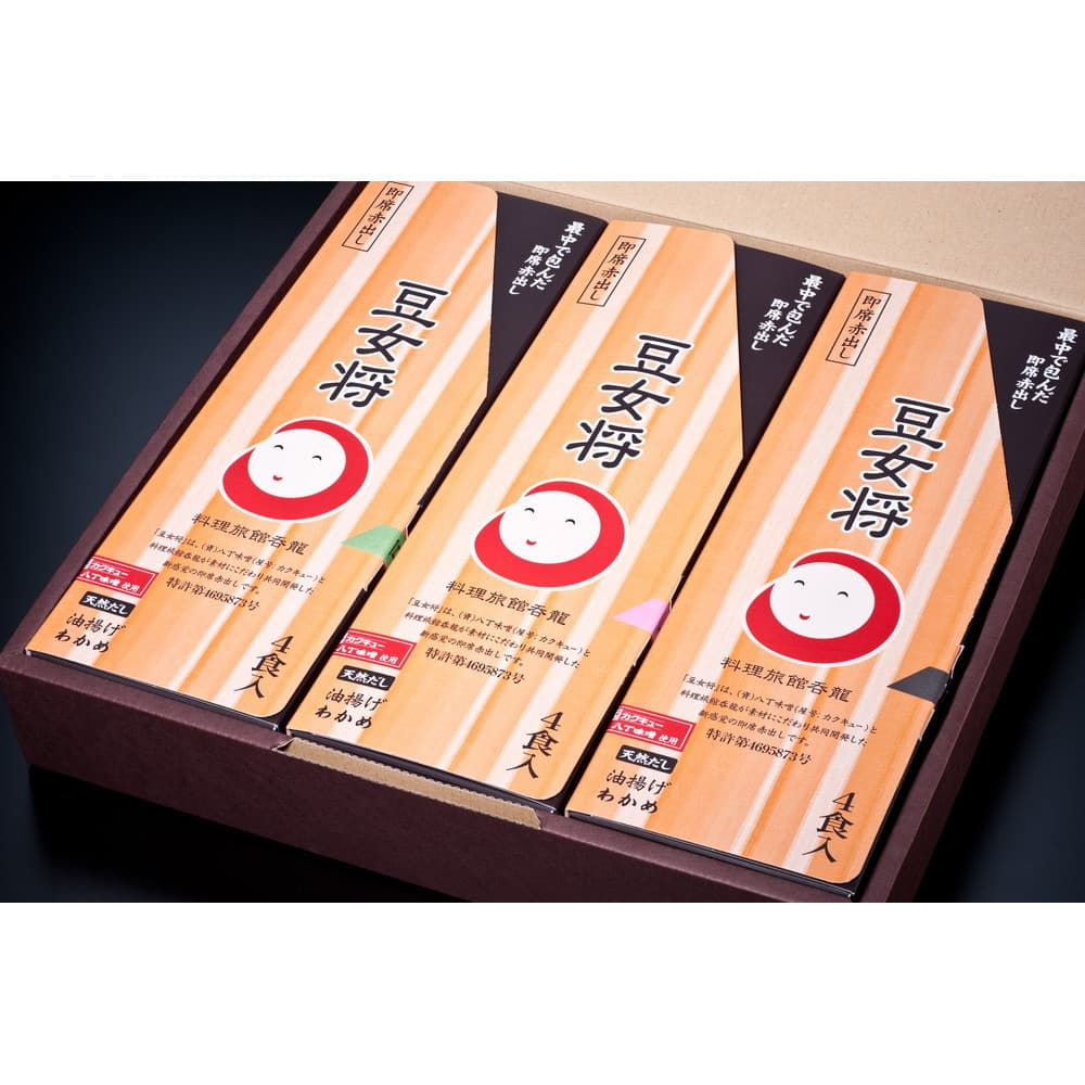 料理旅館呑龍 おもたせギフト 即席赤出し「豆女将」 12食入