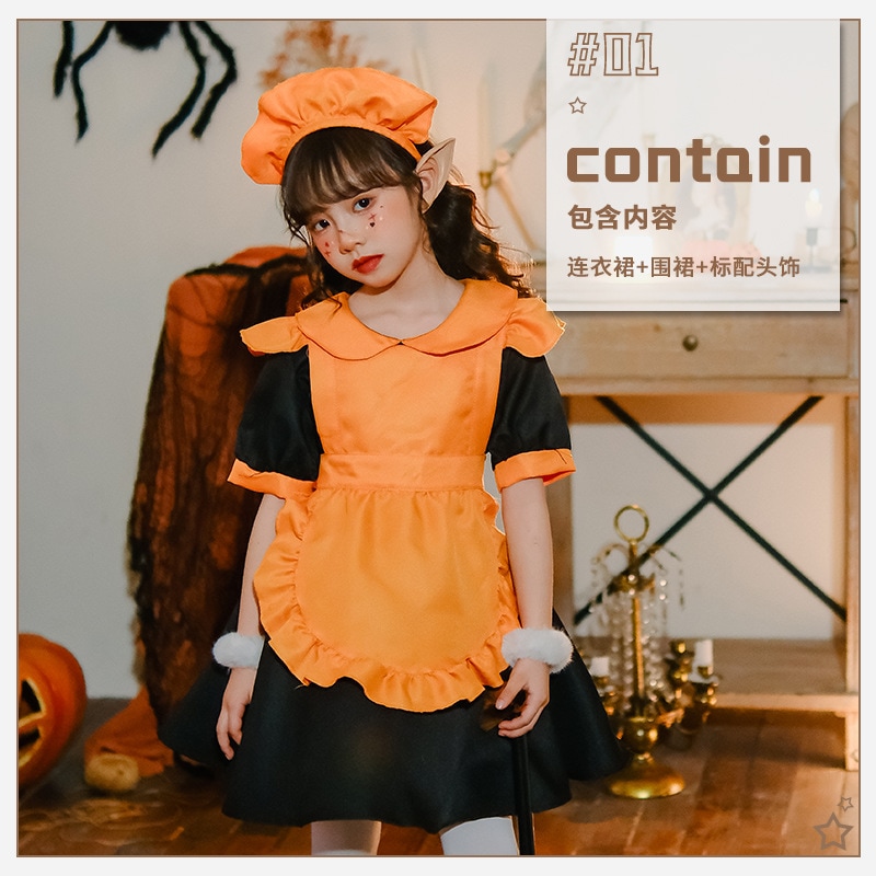 ハロウィン子供用コスチューム カボチャコスチューム 魔女コスチューム メイドコスチューム プリンセス 女の子 親子コスチューム 吸血鬼ドレス 女性
