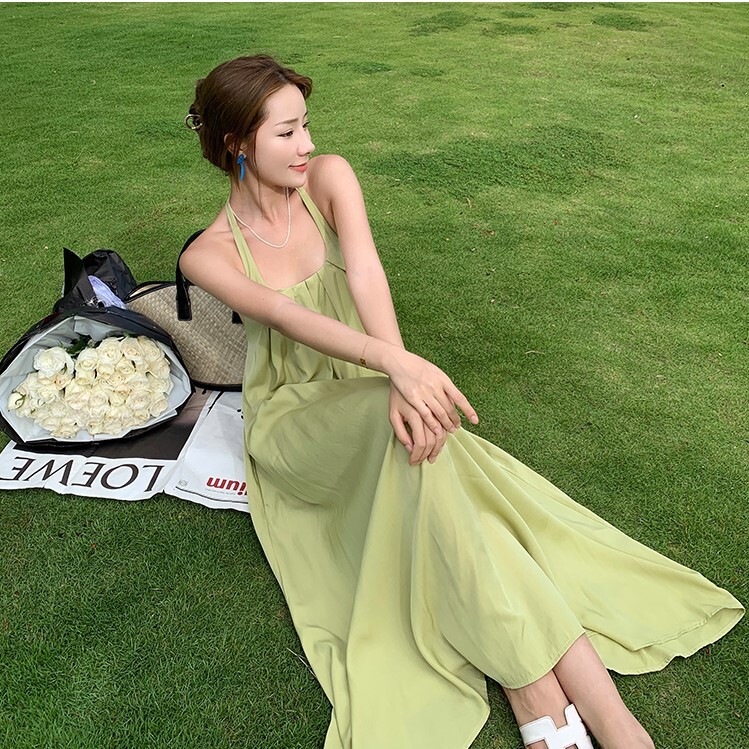 Aラインワンピース グリーン ワンピース スリム 細身 ストレート スマート かわいい きれいめ Aラインワンピース グリーン ワンピース スリム 細身 ストレート スマート かわいい きれいめ