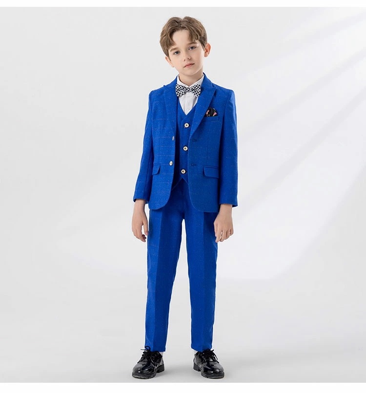 スーツ 男の子 セットアップ ジャケット ロングパンツ ベスト シャツ 蝶結び 子供スーツ キッズスーツ フォーマルスーツ おしゃれ チェック柄 ブルー 春秋 秋冬 卒園式 卒業式 入学式 スーツ イ スーツ 男の子 セットアップ ジャケット ロングパンツ ベスト シャツ 蝶結び 子供スーツ キッズスーツ フォーマルスーツ おしゃれ チェック柄 ブルー 春秋 秋冬 卒園式 卒業式 入学式 スーツ イ