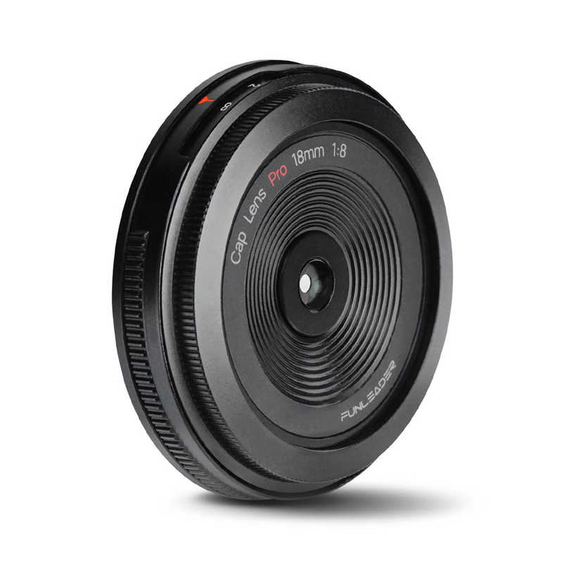FUNLEADER　ボディキャップレンズ ソニーEマウント ブラック　CAPLENS Pro 18mm f/8 FL188E Pro
