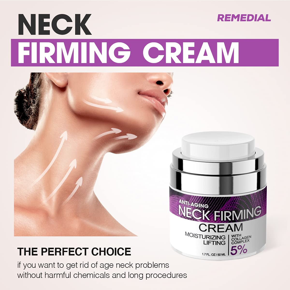 [アメリカ産][プレミアム商品][全世界販売no.1]首を引き締めるクリーム-顔の保湿剤-しわと二重