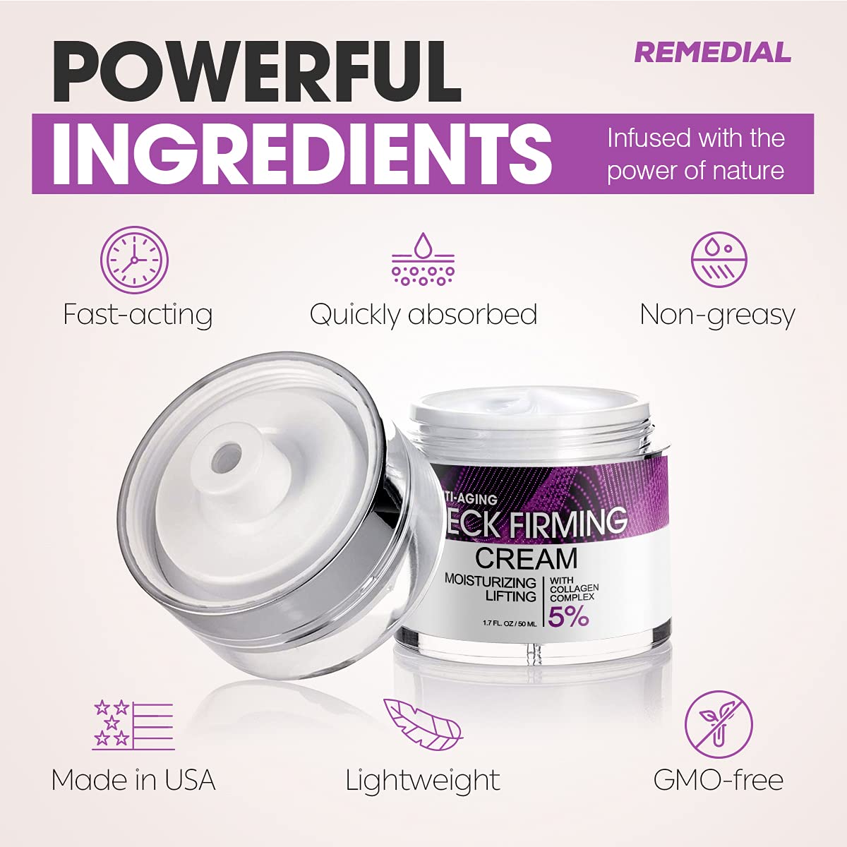 [アメリカ産][プレミアム商品][全世界販売no.1]首を引き締めるクリーム-顔の保湿剤-しわと二重