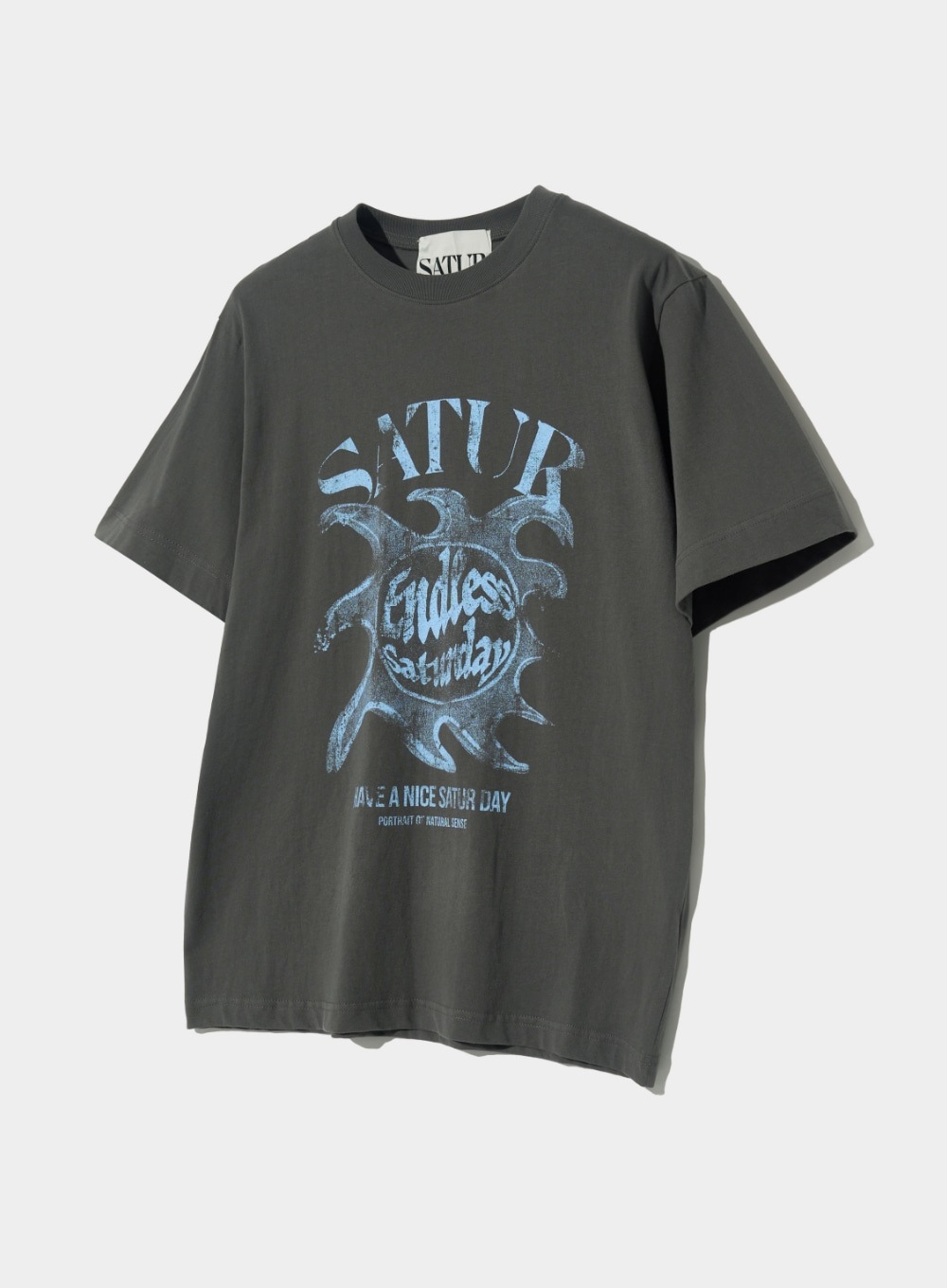 Tシャツ・カットソー SATUR Sun Retro Graphic T-Shirts 4KH012 ☆韓国の人気☆【SATUR】☆Sun Retro Graphic T-Shirt.s