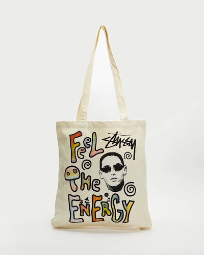 【美品】ステューシー　stussy トラベルバック　ビッグトートバッグ Qoo10] ステューシー ステューシー トートバッグ STUSSY