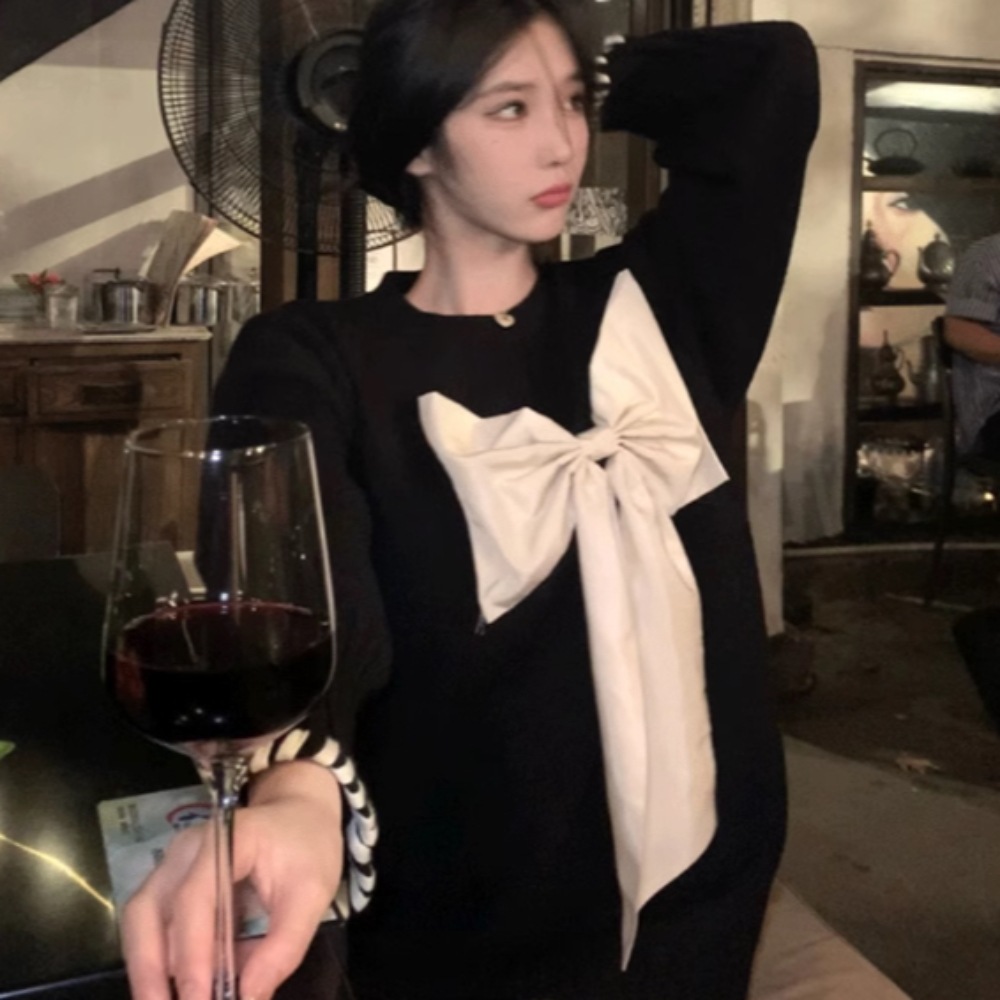 レディース トップス ニット 長袖 ラウンドネック Iライン フェミニン リボン コンサバ 薄手 かわいい 大人可愛い きれいめ シンプル 上品 おしゃれ かっこいい レトロ 個性的 エレガント レディース トップス ニット 長袖 ラウンドネック Iライン フェミニン リボン コンサバ 薄手 かわいい 大人可愛い きれいめ シンプル 上品 おしゃれ かっこいい レトロ 個性的 エレガント