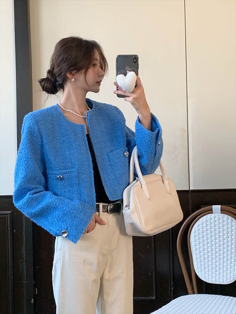 アウター レディース ジャケット ツイード コート 長袖 大人可愛い きれいめ シンプル お洒落 大人女子 20代 30代 学生 通学 おしゃれ かっこいい 旅行 着回し 普段使い 重ね着 韓国系 フ