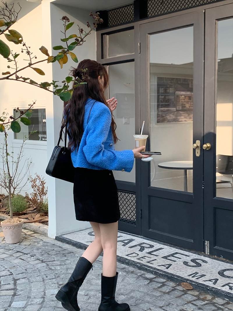 アウター レディース ジャケット ツイード コート 長袖 大人可愛い きれいめ シンプル お洒落 大人女子 20代 30代 学生 通学 おしゃれ かっこいい 旅行 着回し 普段使い 重ね着 韓国系 フ