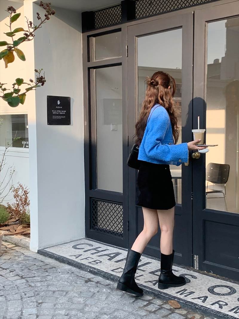 アウター レディース ジャケット ツイード コート 長袖 大人可愛い きれいめ シンプル お洒落 大人女子 20代 30代 学生 通学 おしゃれ かっこいい 旅行 着回し 普段使い 重ね着 韓国系 フ